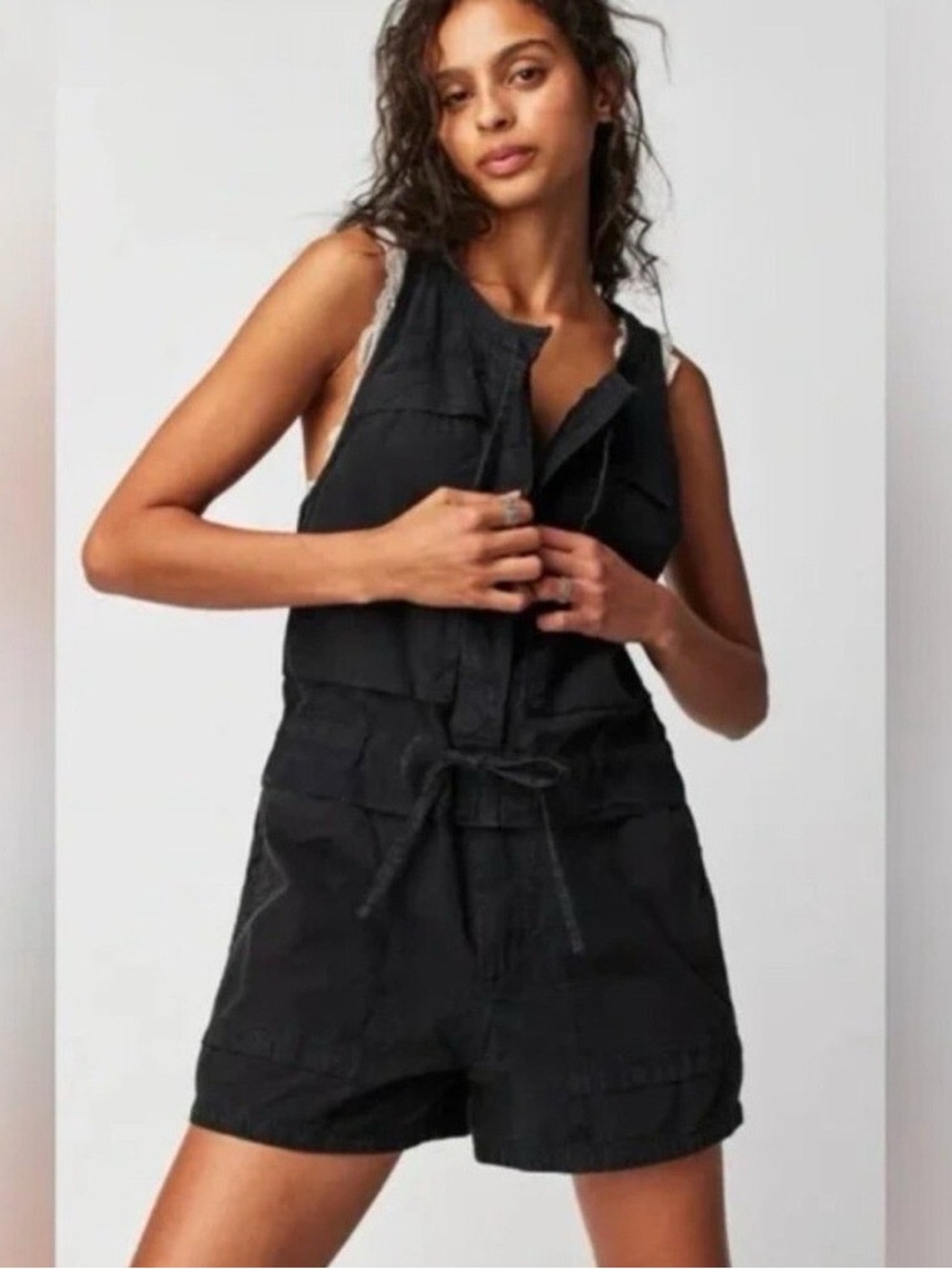 Free People New Beat One Piece Romper